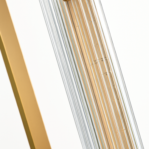 Moderne LED-Wandleuchte aus Messing, kreative Dekoration - vue 7 sur 8