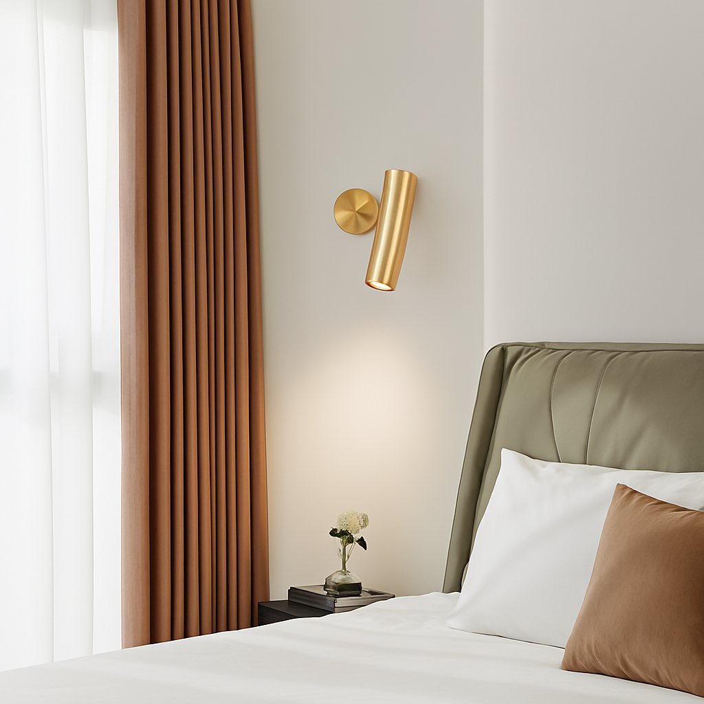 Moderne LED-Wandleuchte mit wechselbarem Design für verschiedene Räume - vue 3 sur 8
