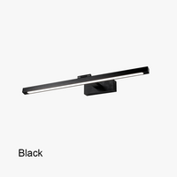Moderne LED-Wandleuchte in Schwarz, Weiß, Gold oder Silber