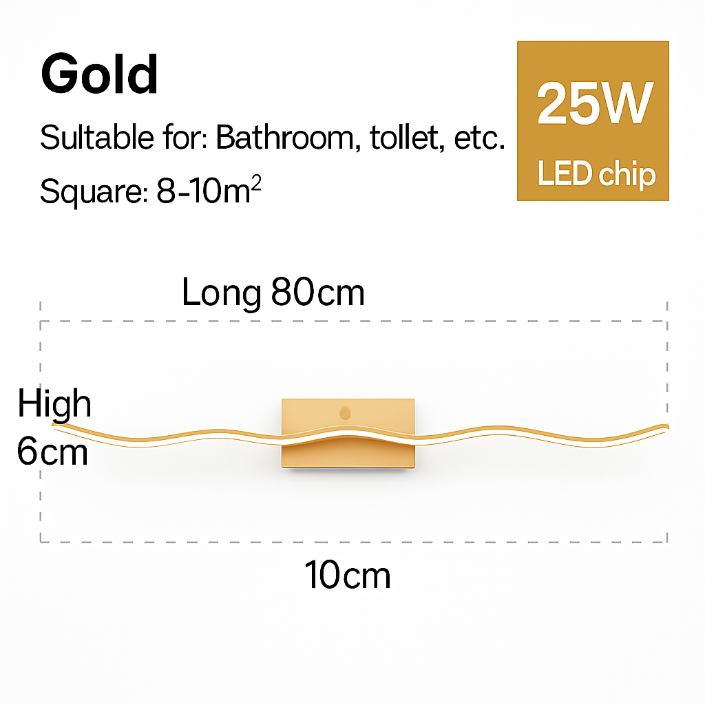 applique murale led moderne pour décoration intérieure élégante - vue 12 sur 12