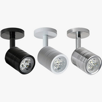 Moderne LED-Wandleuchte mit verstellbarem Leuchtenkörper und Design-Lichtwinkel