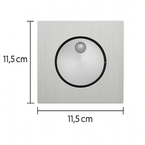 Moderne LED-Wandleuchte mit 350° Rotation, Einbau, versteckt