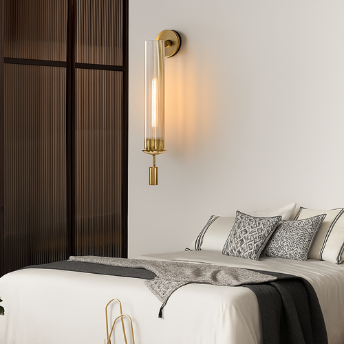 Applique murale LED modernes luminaire applique murale créative allée chambre salon décoration fond mur décor en laiton applique murale