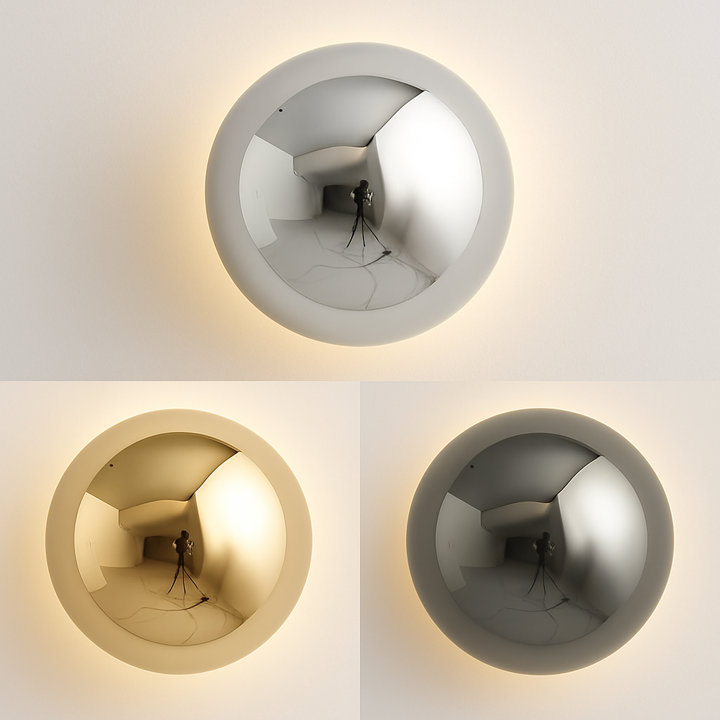 applique murale led nordique en fer et acrylique pour décoration intérieure - vue 4 sur 12