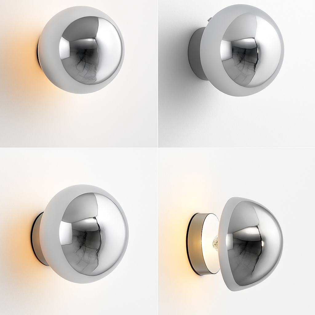 applique murale led nordique en fer et acrylique pour décoration intérieure - vue 7 sur 12