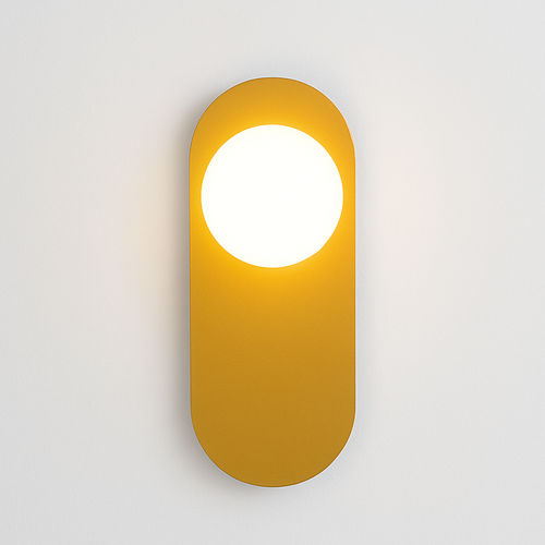 Applique murale LED ovale en métal Katalea