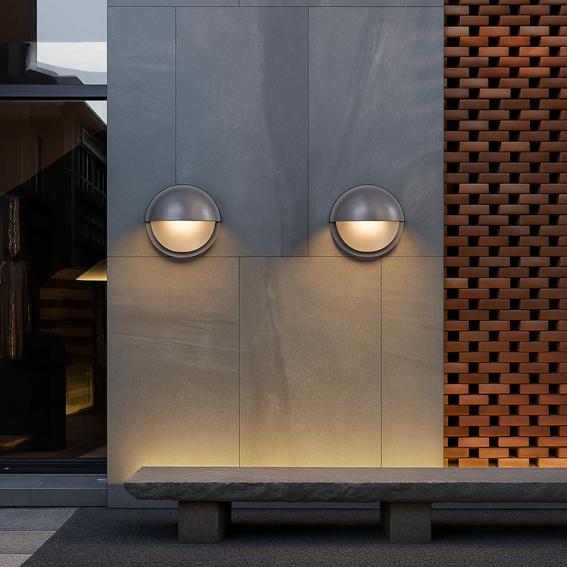 Applique murale LED rétro extérieure E27 industrielle Vintage IP65 étanche en verre