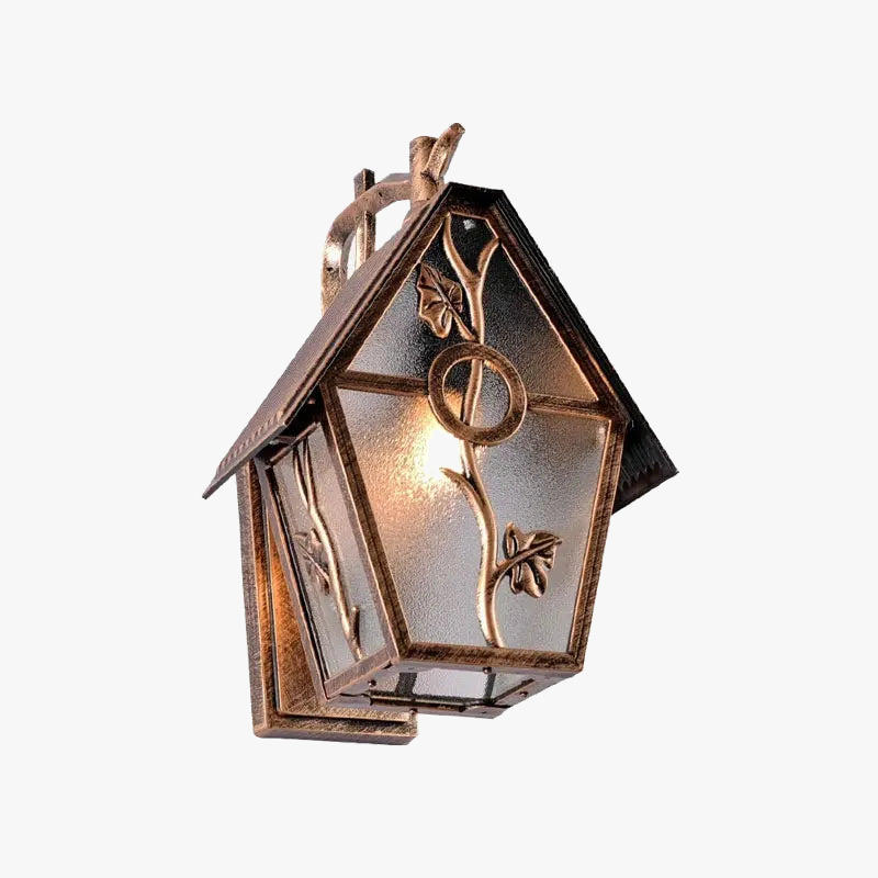 Applique murale led rétro extérieure étanche style européen