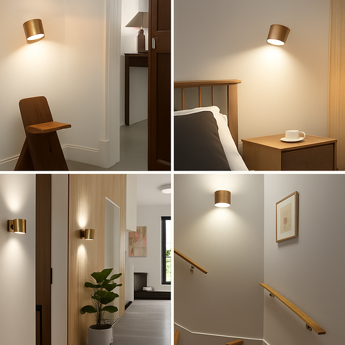 Applique murale LED rechargeable avec télécommande tactile - vue 6 sur 9