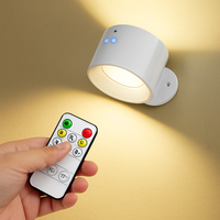 Applique murale LED rechargeable avec télécommande tactile