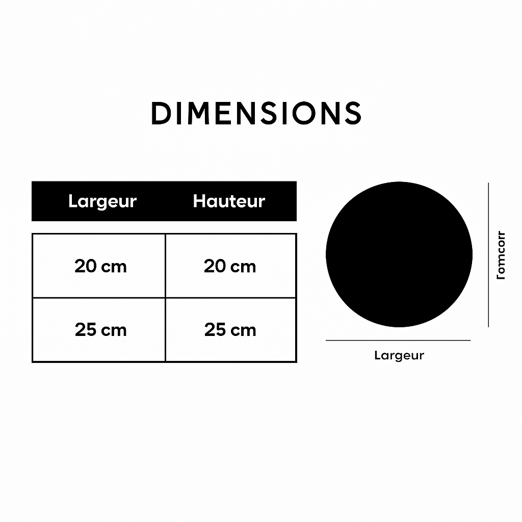 Applique murale LED ronde Eclipse (à l'unité) - vue 10 sur 10