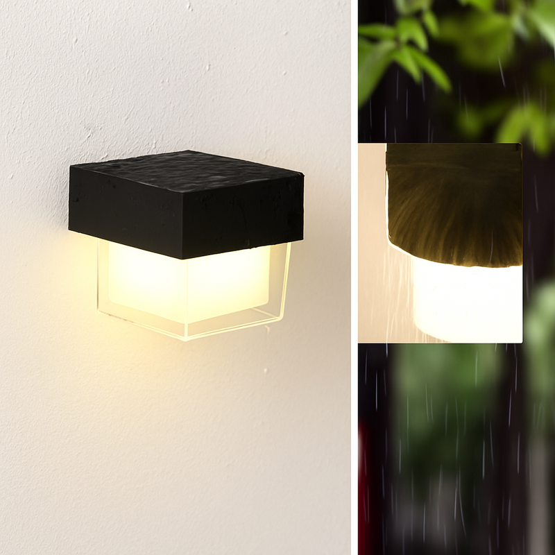 applique murale led solaire moderne étanche pour extérieur jardin