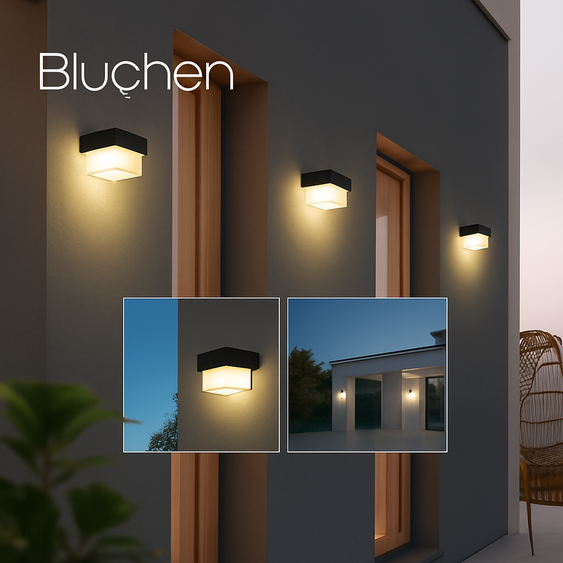 applique murale led solaire moderne étanche pour extérieur jardin