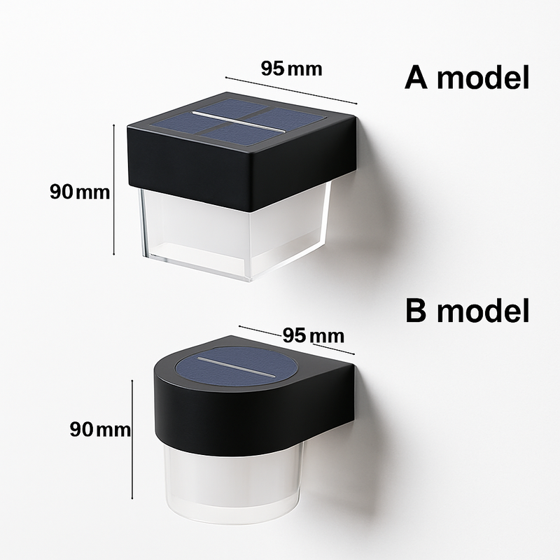 applique murale led solaire moderne étanche pour extérieur jardin