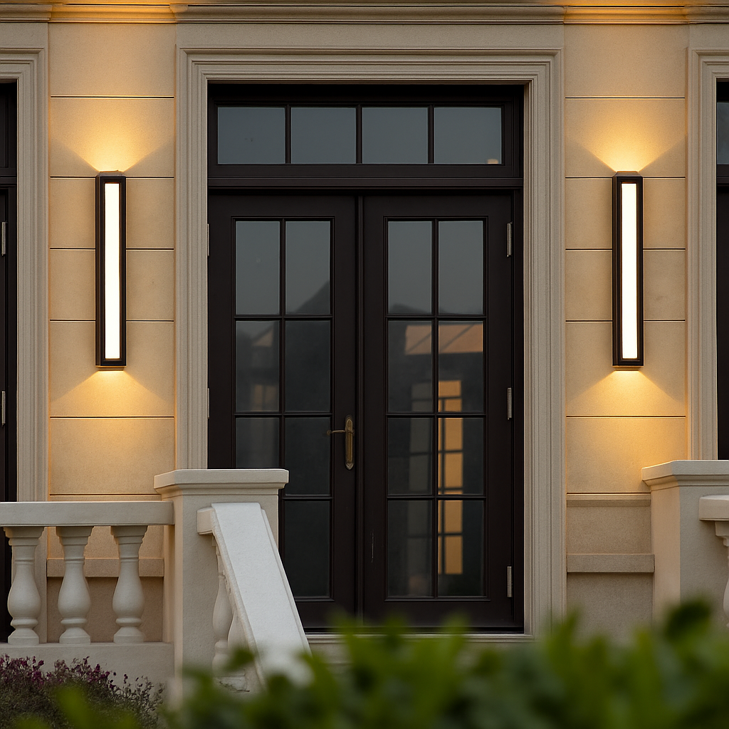 applique murale led étanche pour extérieur en aluminium - vue 4 sur 7