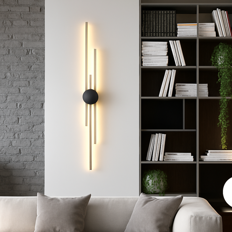 Applique murale longue LED moderne