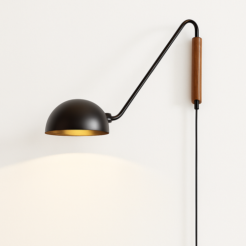 applique murale minimaliste scandinave avec bras pivotant décor intérieur