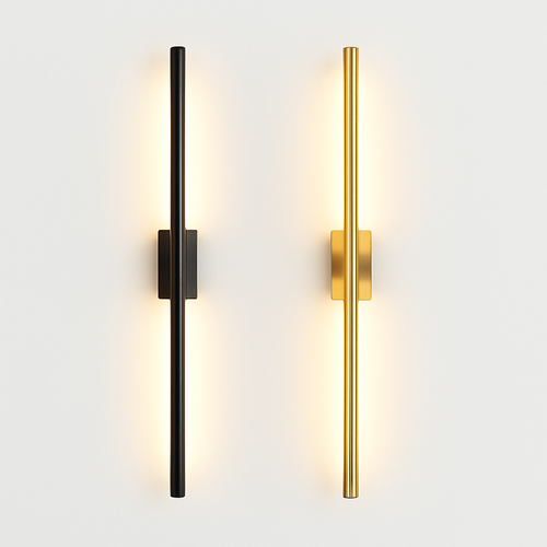 Minimalistische LED-Wandleuchte Langstreifen für Hotel - vue 5 sur 8