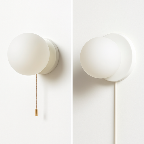 applique murale moderne boule avec interrupteur décoratif intérieur