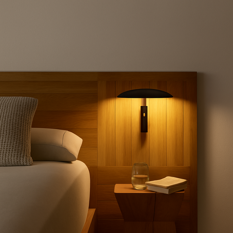 applique murale moderne design nordique métal rotatif lumière décorative