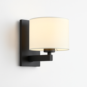Moderne Wandleuchte aus Stoff