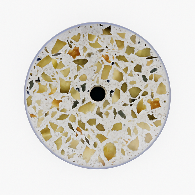 Applique murale moderne LED circulaire style carrelage Ezra