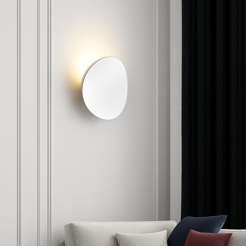 Applique murale moderne LED en forme de lune Moon