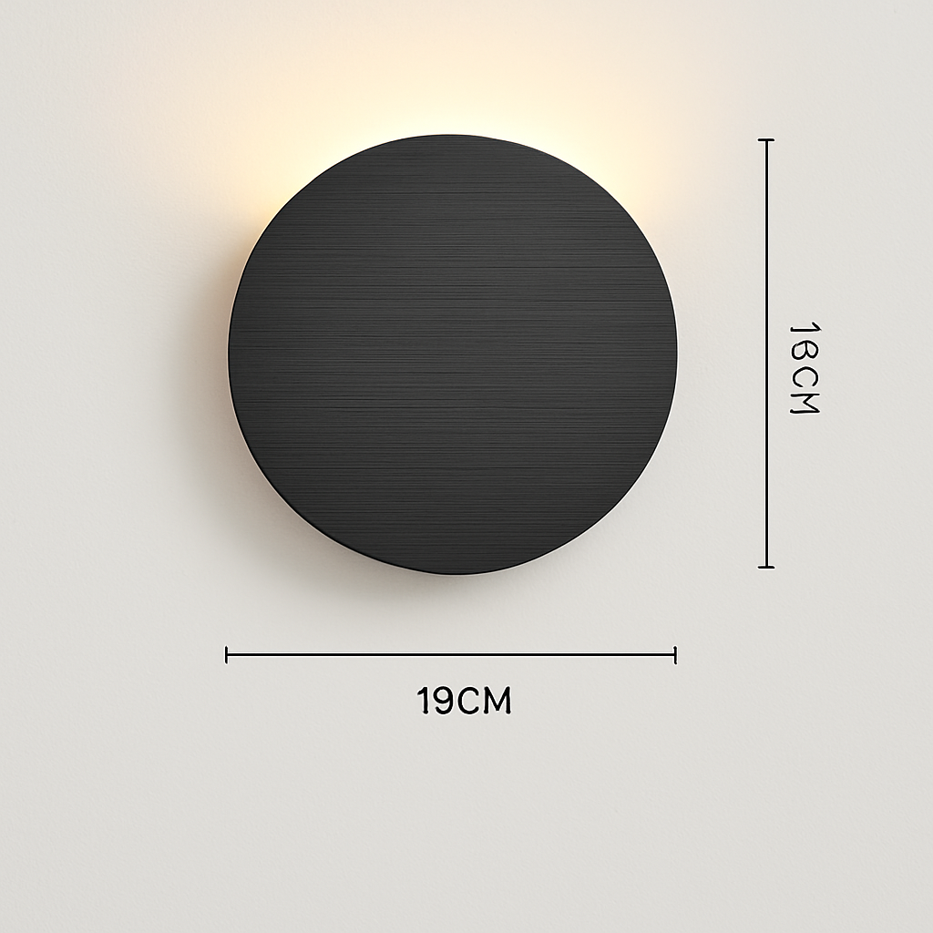 Applique murale moderne LED en forme de lune Moon - vue 7 sur 11