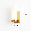 Applique murale moderne LED en verre Markle