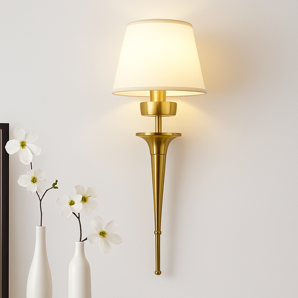 applique murale moderne style américain en cuivre décor nordique - vue 3 sur 8