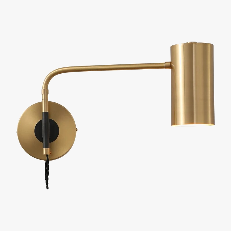 Applique murale nordique en cuivre avec bras longs