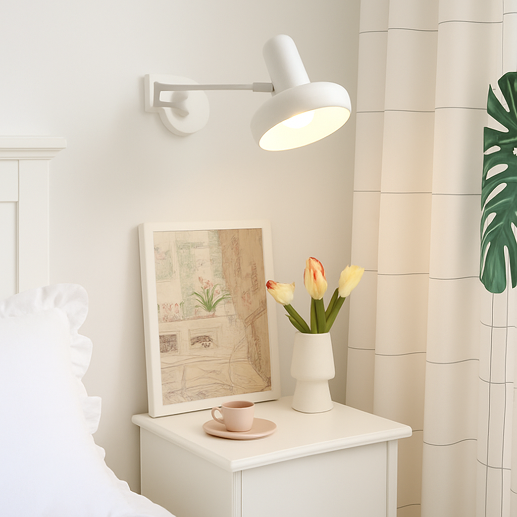 Nordische faltbare Wandleuchte Design für Lesezimmer - vue 4 sur 21