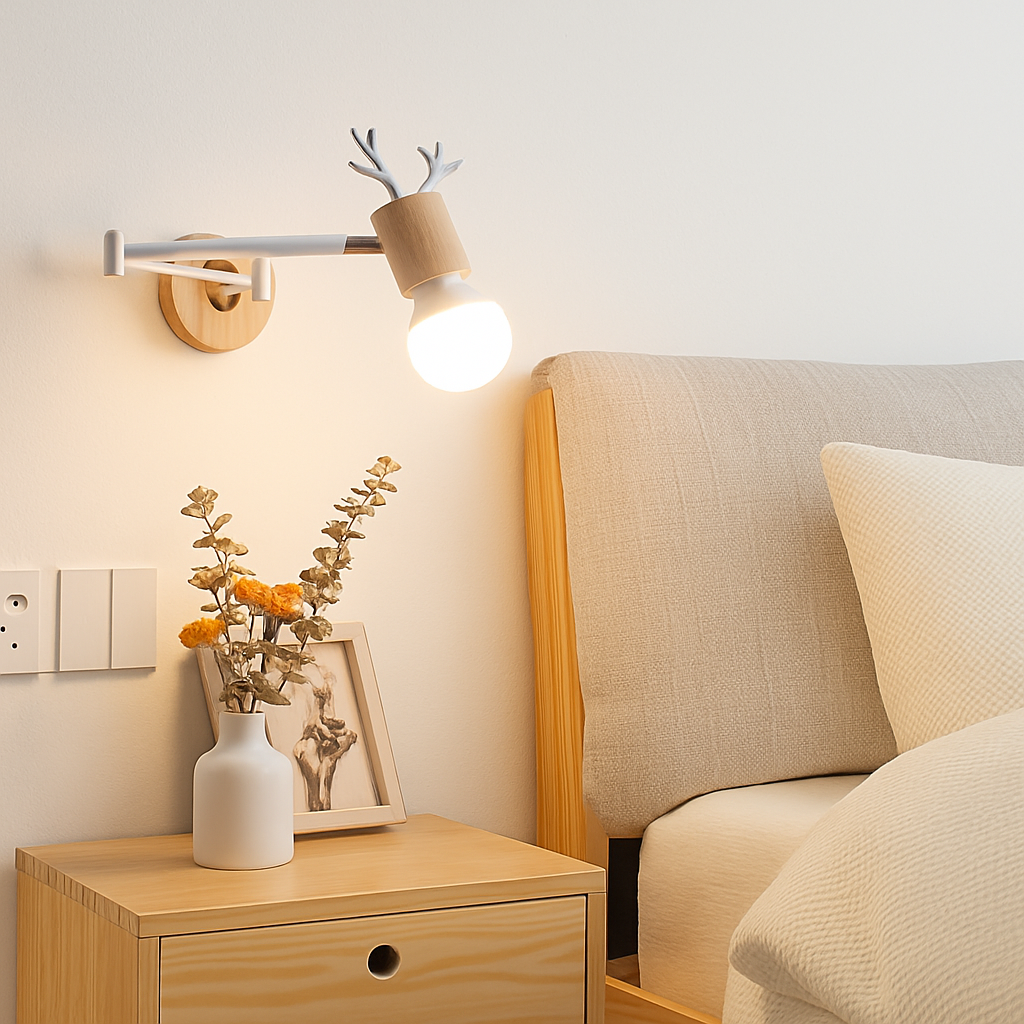 Nordische faltbare Wandleuchte Design für Lesezimmer - vue 5 sur 21
