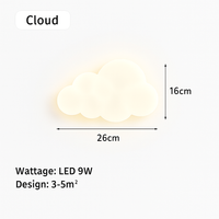 applique murale nuage et étoile pour chambre enfant