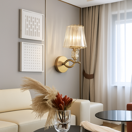 applique murale postmoderne en cristal de luxe - vue 4 sur 9