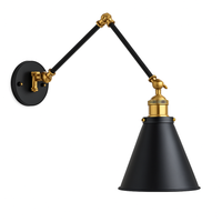 Verstellbare lange Wandleuchte im Loft-Vintage-Stil mit LED