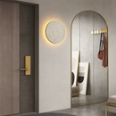 applique murale ronde en pierre naturelle pour ambiance artistique