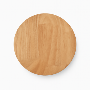 Skandinavische LED-Wandleuchte in ovaler Holzform
