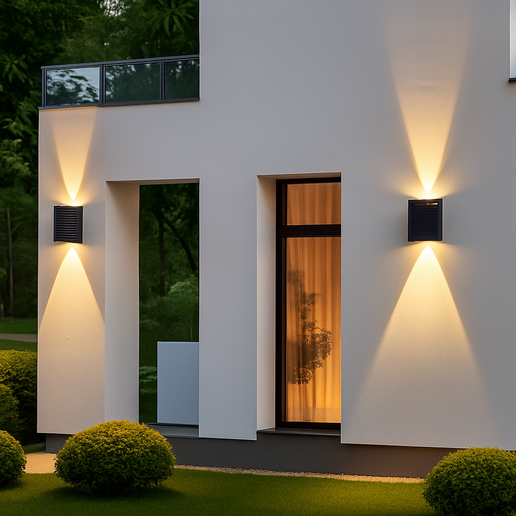 applique murale solaire pour jardin éclairage extérieur décoratif - vue 6 sur 11