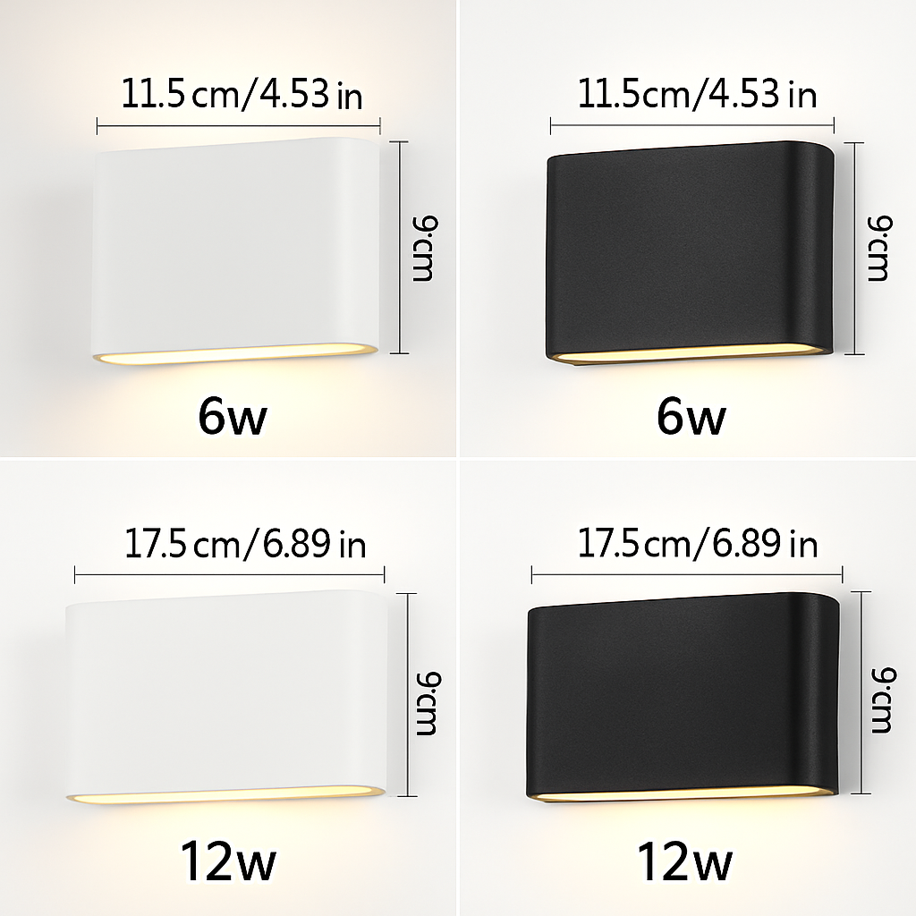 applique murale étanche moderne à double tête pour extérieur - vue 5 sur 5