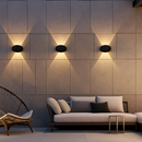 applique murale étanche pour intérieur et extérieur lumière chaude
