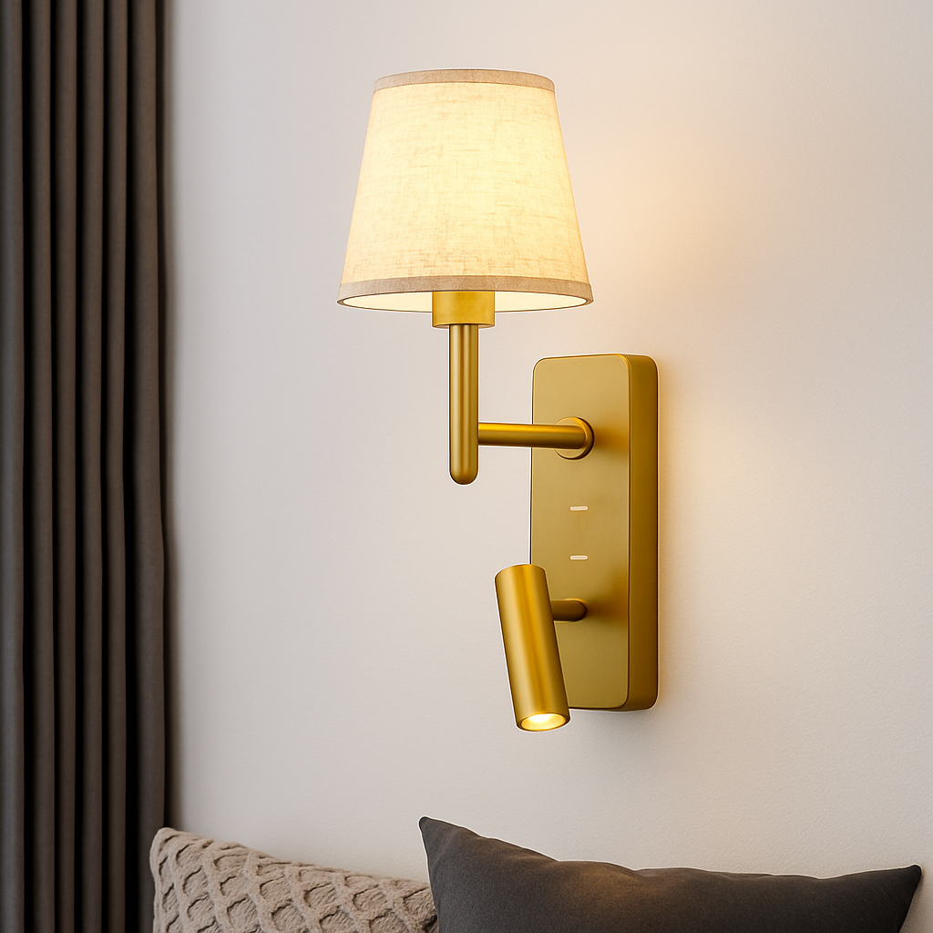 Applique murale Texture de luxe chambre mur liseuse étude spéciale Protection des yeux LED - vue 5 sur 9