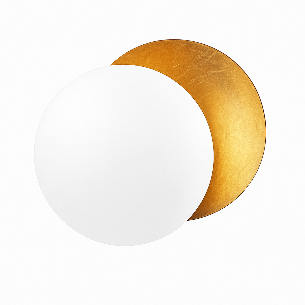 Vintage Wandleuchte Eclipsen-Design Dekorativ für Modernes Interieur