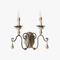 applique murale vintage en bois massif style rural américain