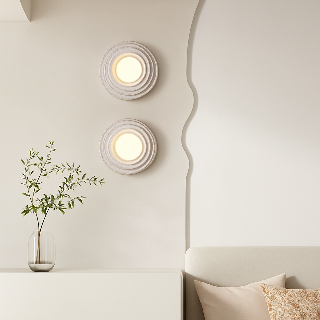 applique murale vintage en résine style japonais led g4 - vue 6 sur 11