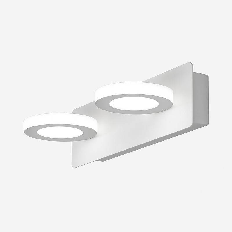 Applique à tableau et miroir avec LED en rond Desk