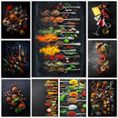 art-mural-moderne-herbes-de-cuisine-et-ustensiles-de-sushi-0.png
