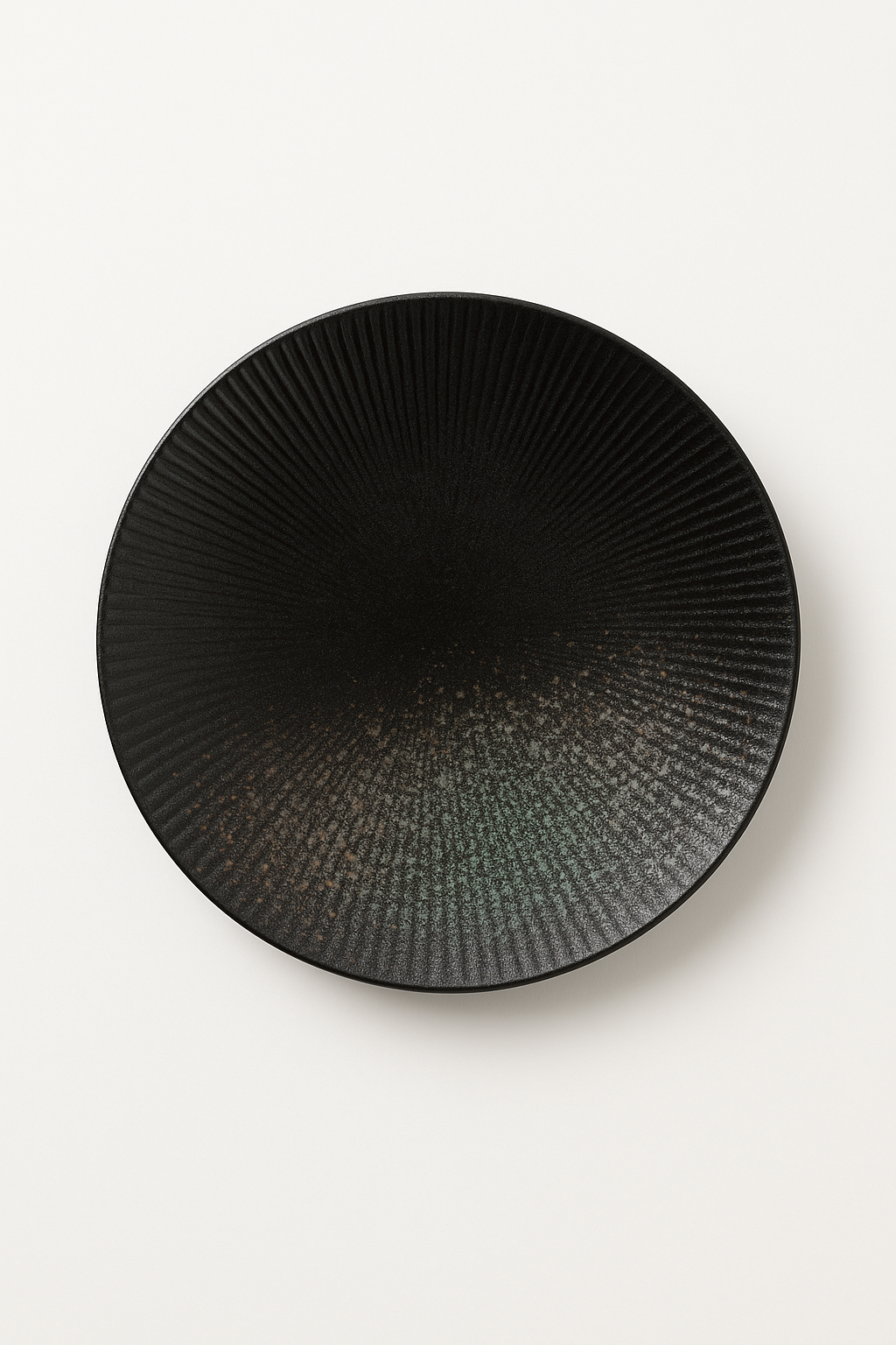 Assiette plate céramique style japonais rétro pour pâtes - vue 2 sur 3