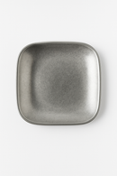 Assiette plate vintage acier inox style industriel camping