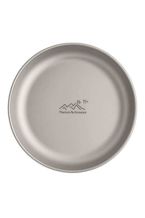 Assiette titane légère randonnée camping empilable résistante rouille